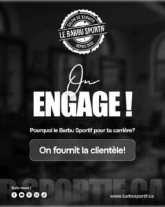 opportunite emploi barbier salon Mirabel